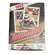 1992 Bowman Baseball Trading Card Box