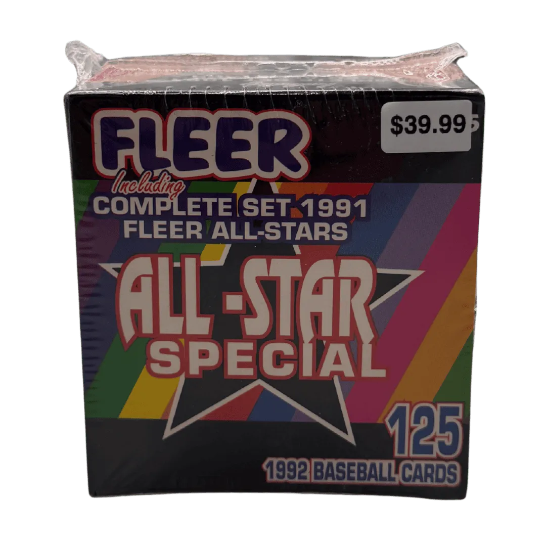 1992 Fleer All Star Special Baseball Box - 1991 All Stars