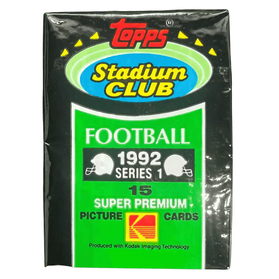 1992 Topps Stadium Club Series 1 Football Single Pack