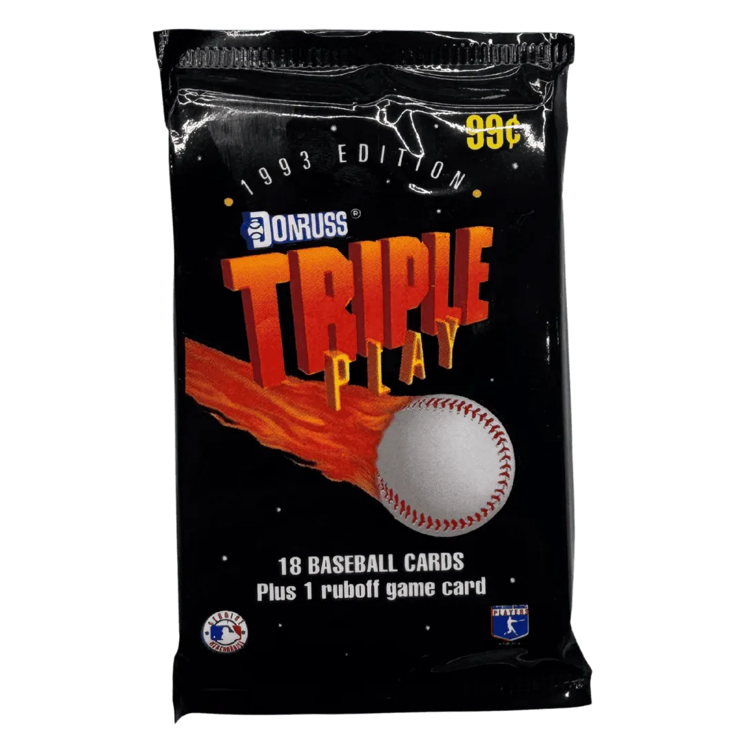1993 Leaf Donruss Triple Play Baseball - Single Pack