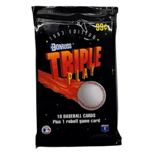 1993 Leaf Donruss Triple Play Baseball - Single Pack