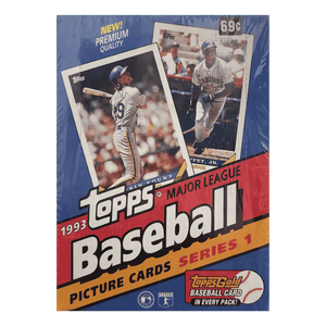 1993 Topps Major League Baseball Picture Cards Series 1 Hobby Box