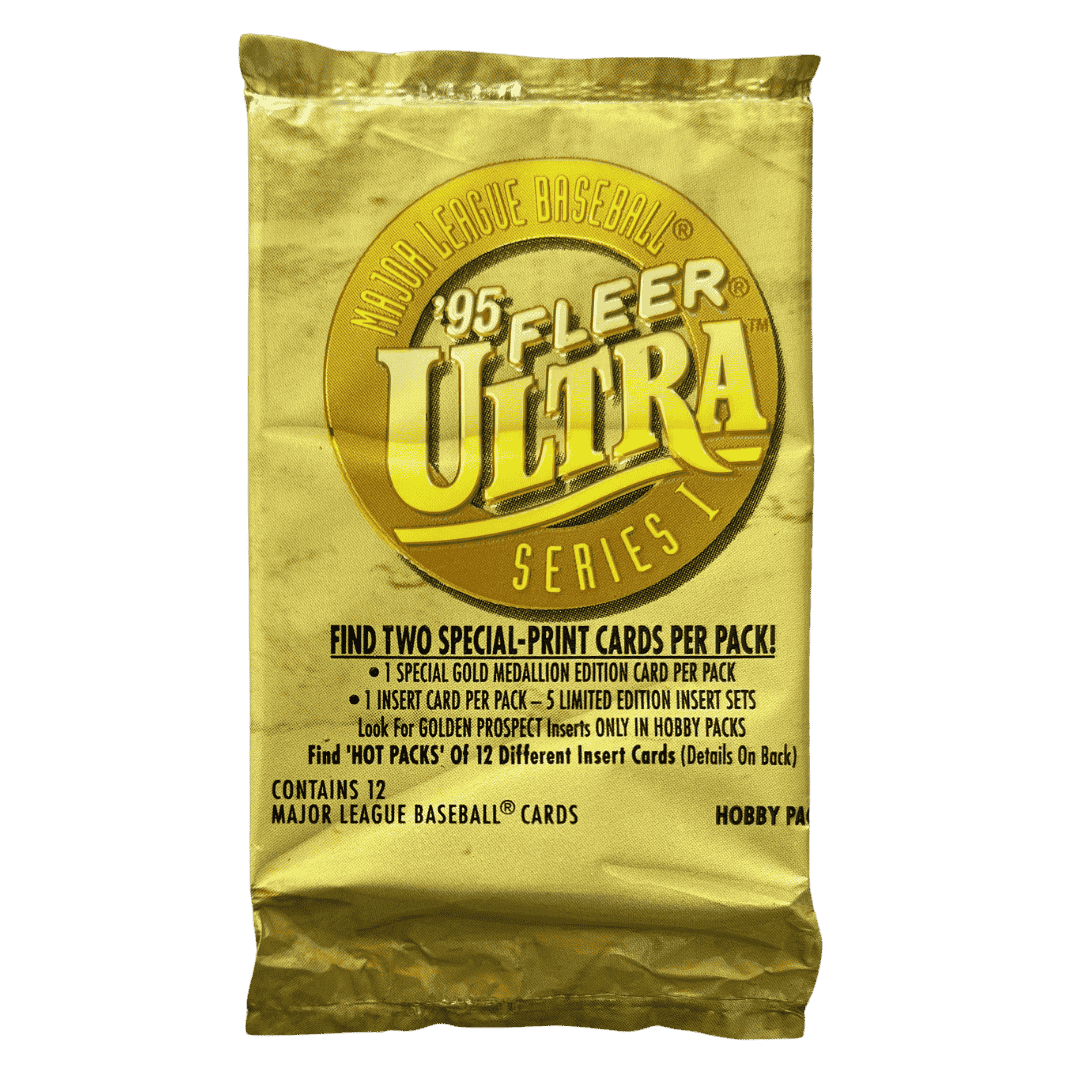 1995 Fleer Ultra Series 1 Baseball Gold Medallion Hobby Box - Single Pack