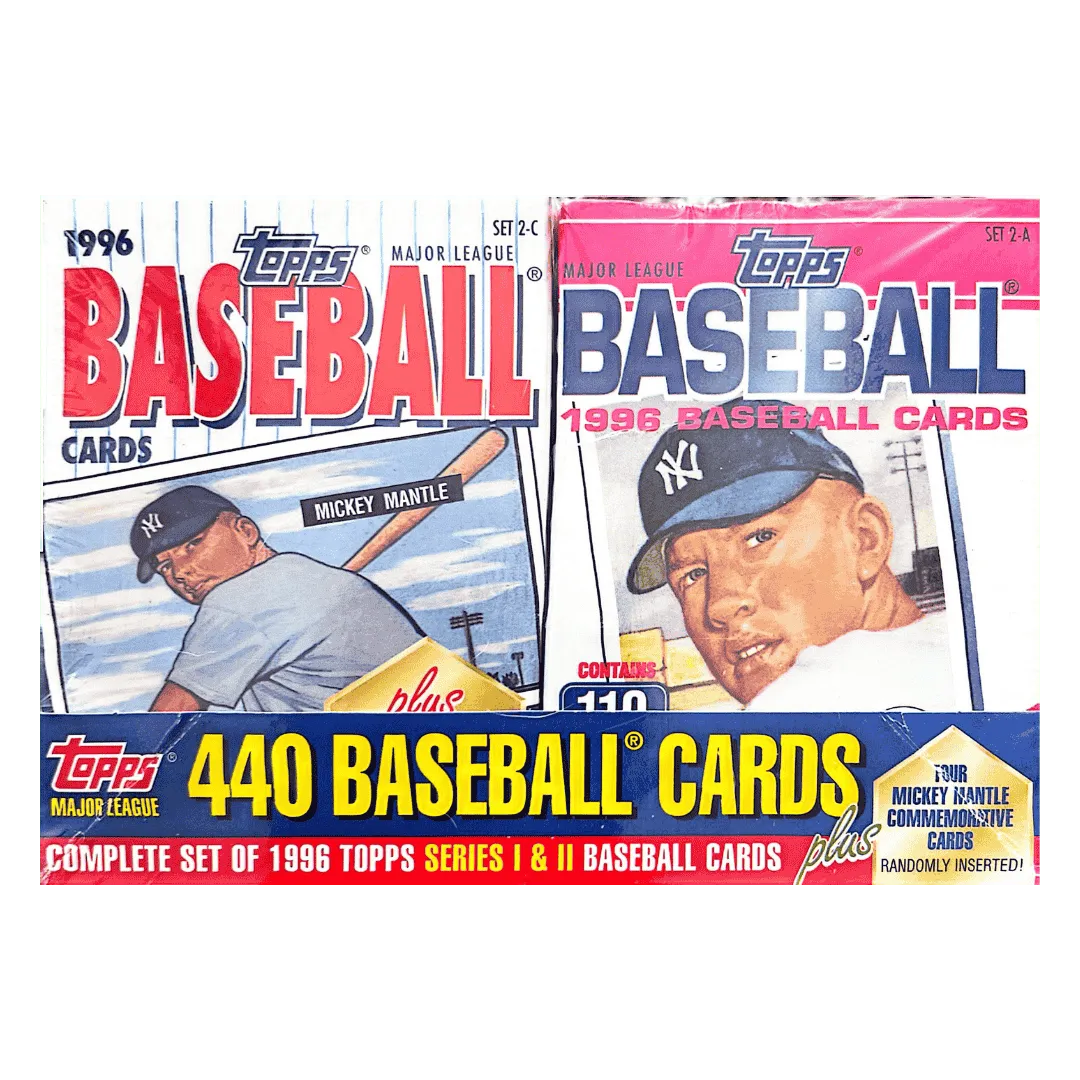 1996 Topps Series 1 & 2 Major League Baseball Boxes