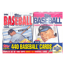 1996 Topps Series 1 & 2 Major League Baseball Boxes