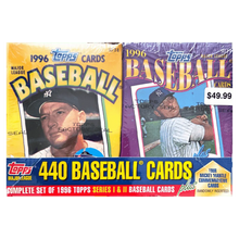 1996 Topps Series 1 & 2 Major League Baseball Boxes