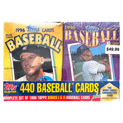 1996 Topps Series 1 & 2 Major League Baseball Boxes