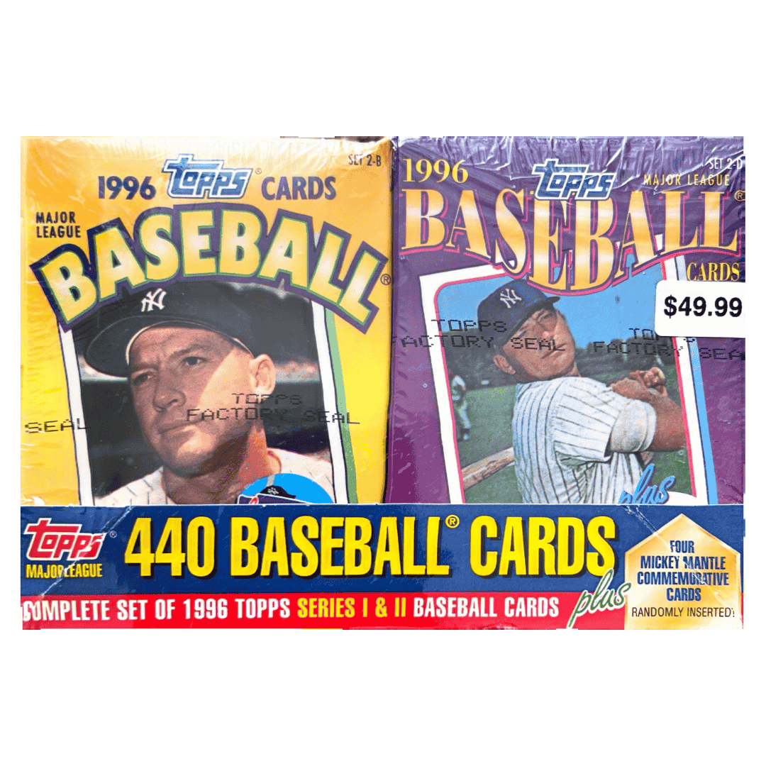 1996 Topps Series 1 & 2 Major League Baseball Boxes