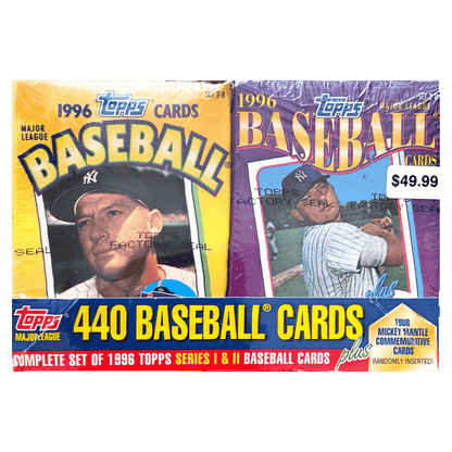 1996 Topps Series 1 & 2 Major League Baseball Boxes