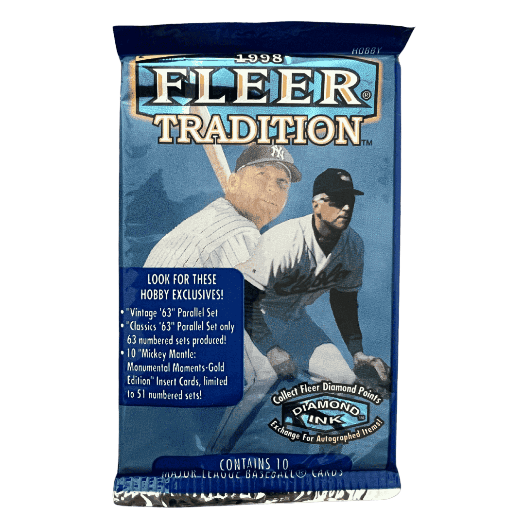1998 Fleer Tradition Series 2 Baseball Hobby Box - Single Pack