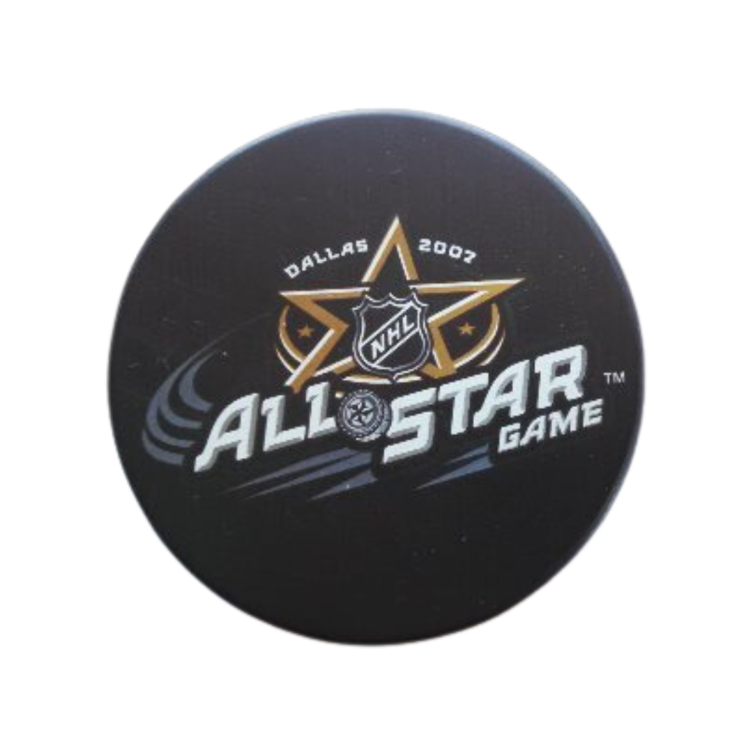 2007 NHL All-Star Game Unsigned Logo Hockey Puck