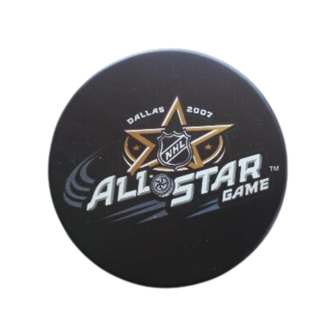 Unsigned 2007 NHL All-Star Game Logo Hockey Puck
