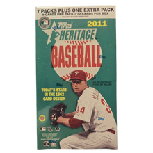 2011 Topps Heritage Baseball Blaster Box