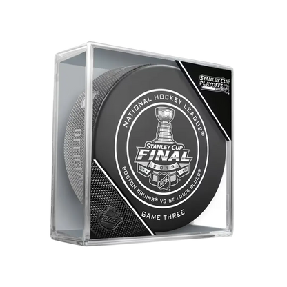 2019 Stanley Cup Final Game Three Unsigned Official Game Puck