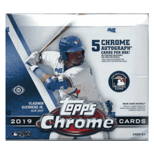 2019 Topps Chrome Baseball HTA Jumbo Hobby Box