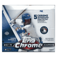 2019 Topps Chrome Baseball HTA Jumbo Hobby Box