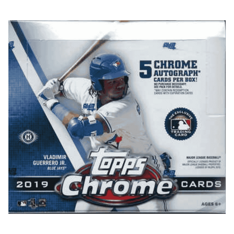 2019 Topps Chrome Baseball HTA Jumbo Hobby Box