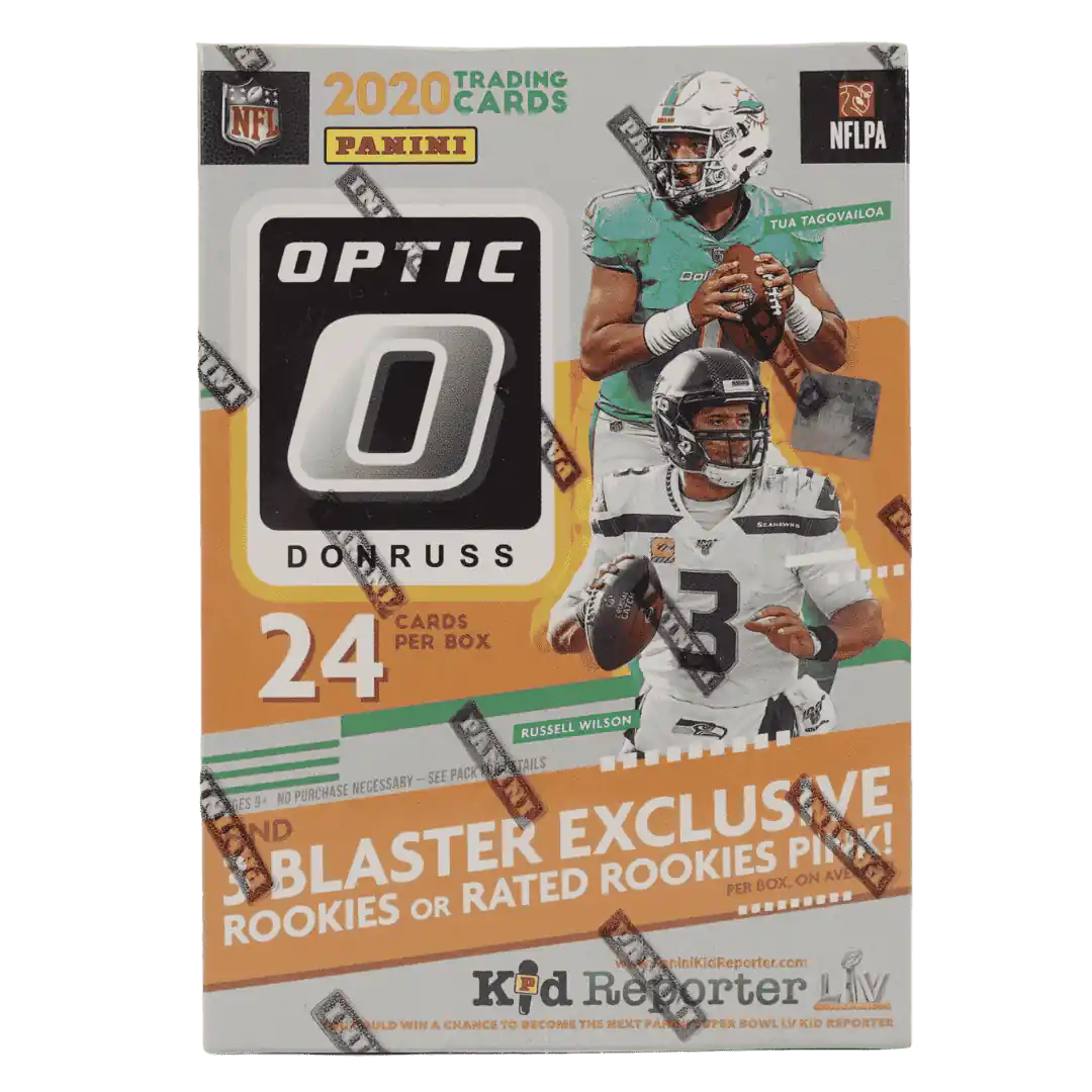 2020 Panini NFL Donruss Optic Football Blaster Box - Pink Rated Rookies