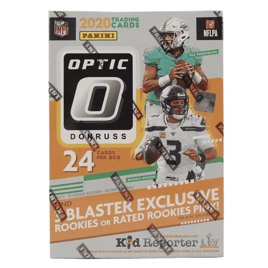 2020 Panini NFL Donruss Optic Football Blaster Box - Pink Rated Rookies