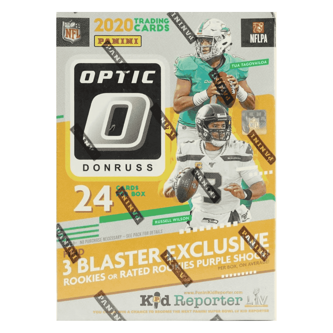 2020 Panini NFL Donruss Optic Football Blaster Box
