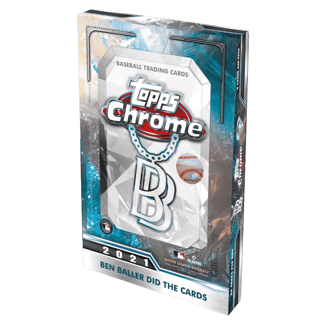 2021 Topps Chrome Baseball Ben Baller Hobby Box - Single Pack