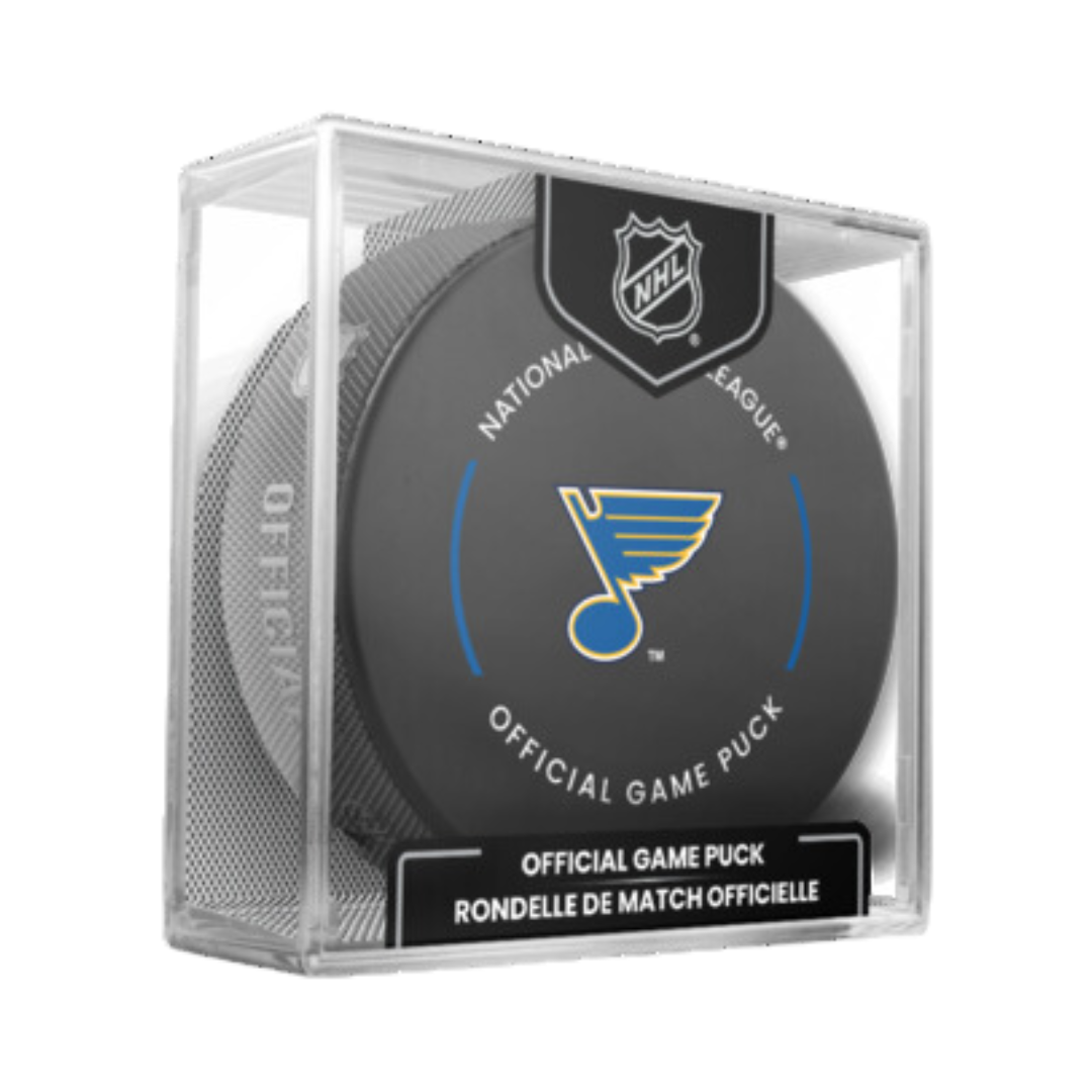 2022 - 2023 St Louis Blues Unsigned Official Game Puck