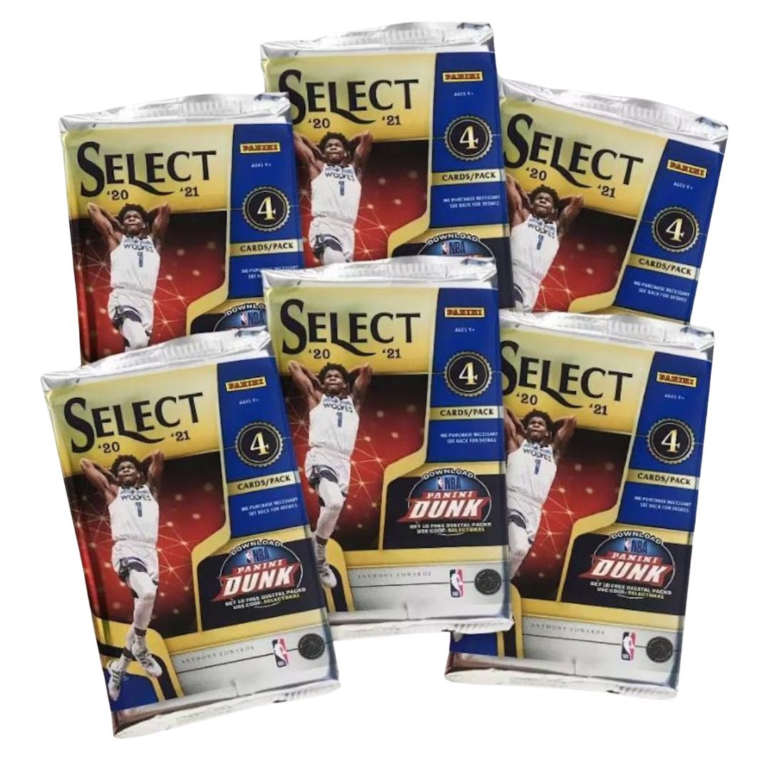 2020/21 Panini Select Basketball 6-Pack Blaster Box