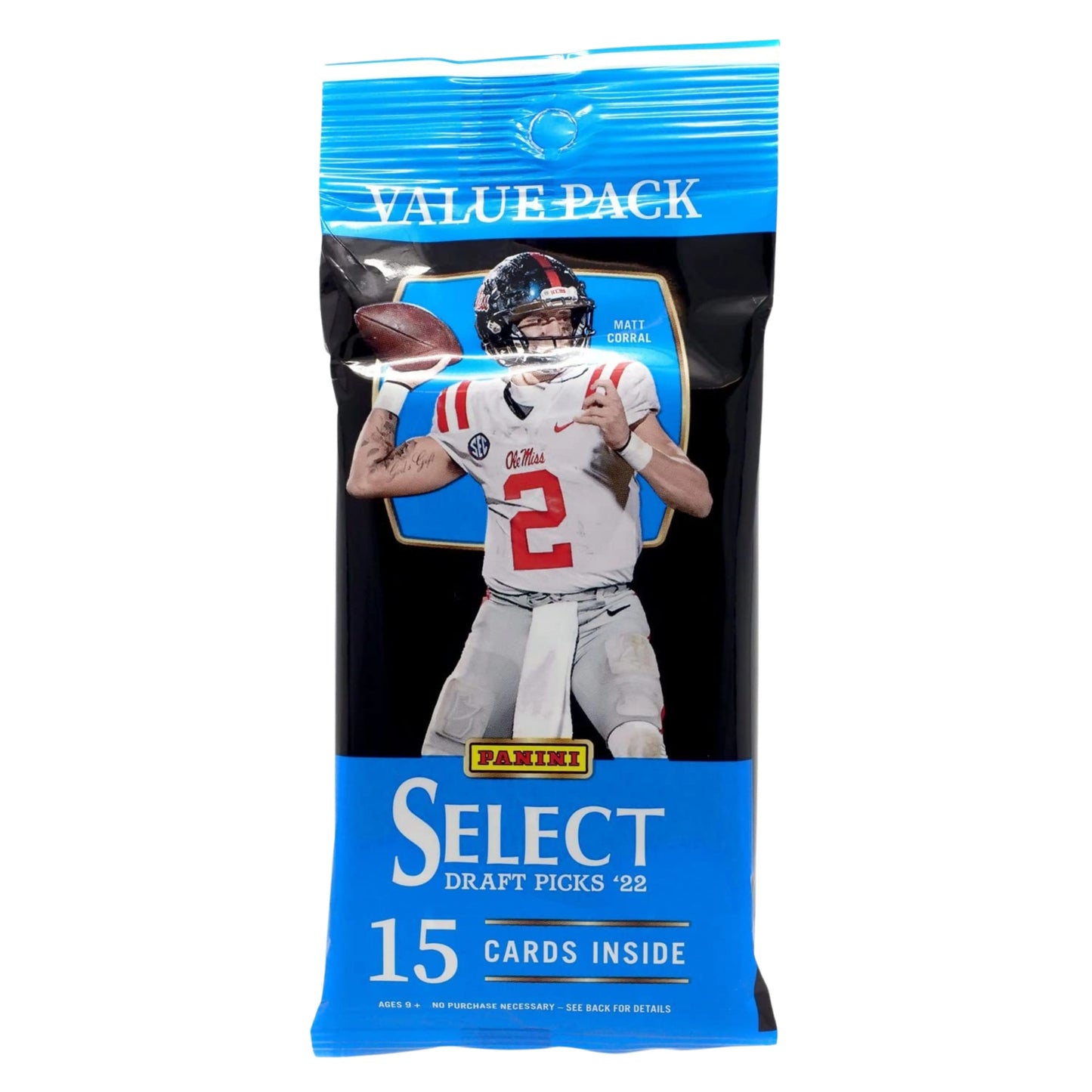 2022 Panini Select Draft Picks Football Value Pack