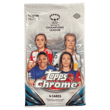 2023-24 Topps Chrome UEFA Women's Champions League Soccer Hobby Box - Single Pack