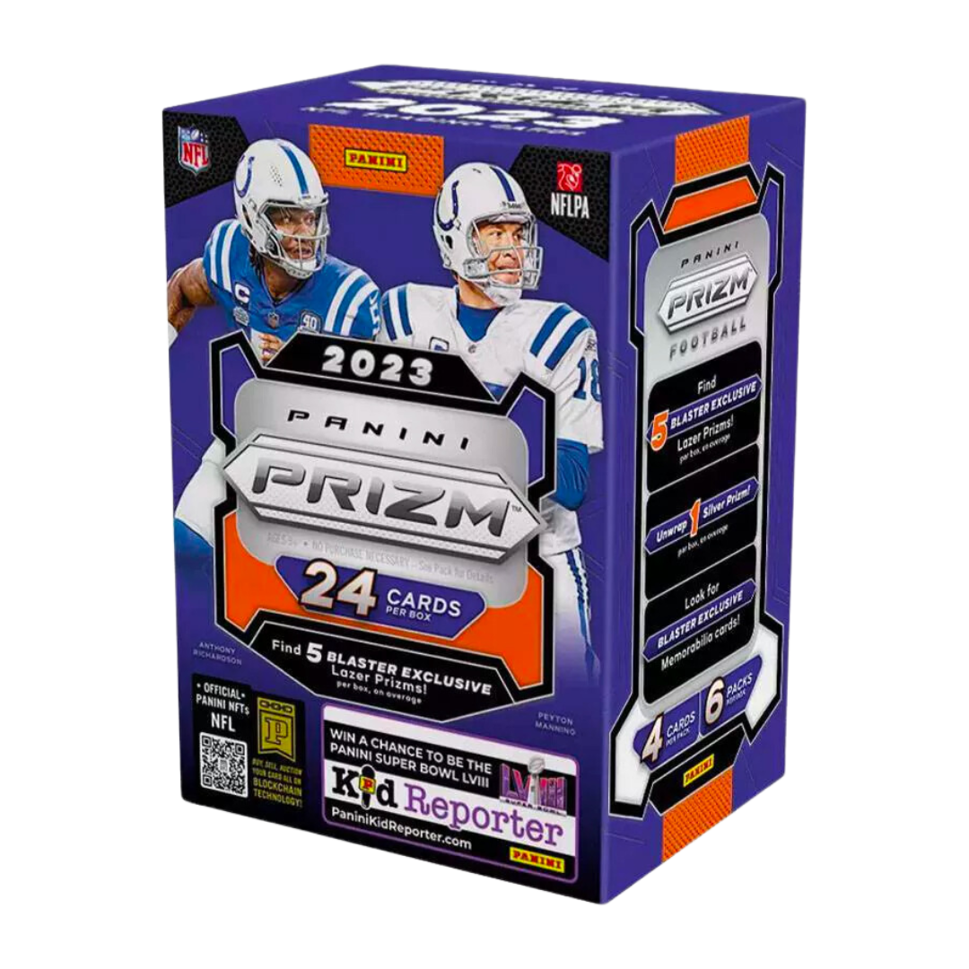 2023 Panini NFL Prizm Football Trading Card Blaster Box