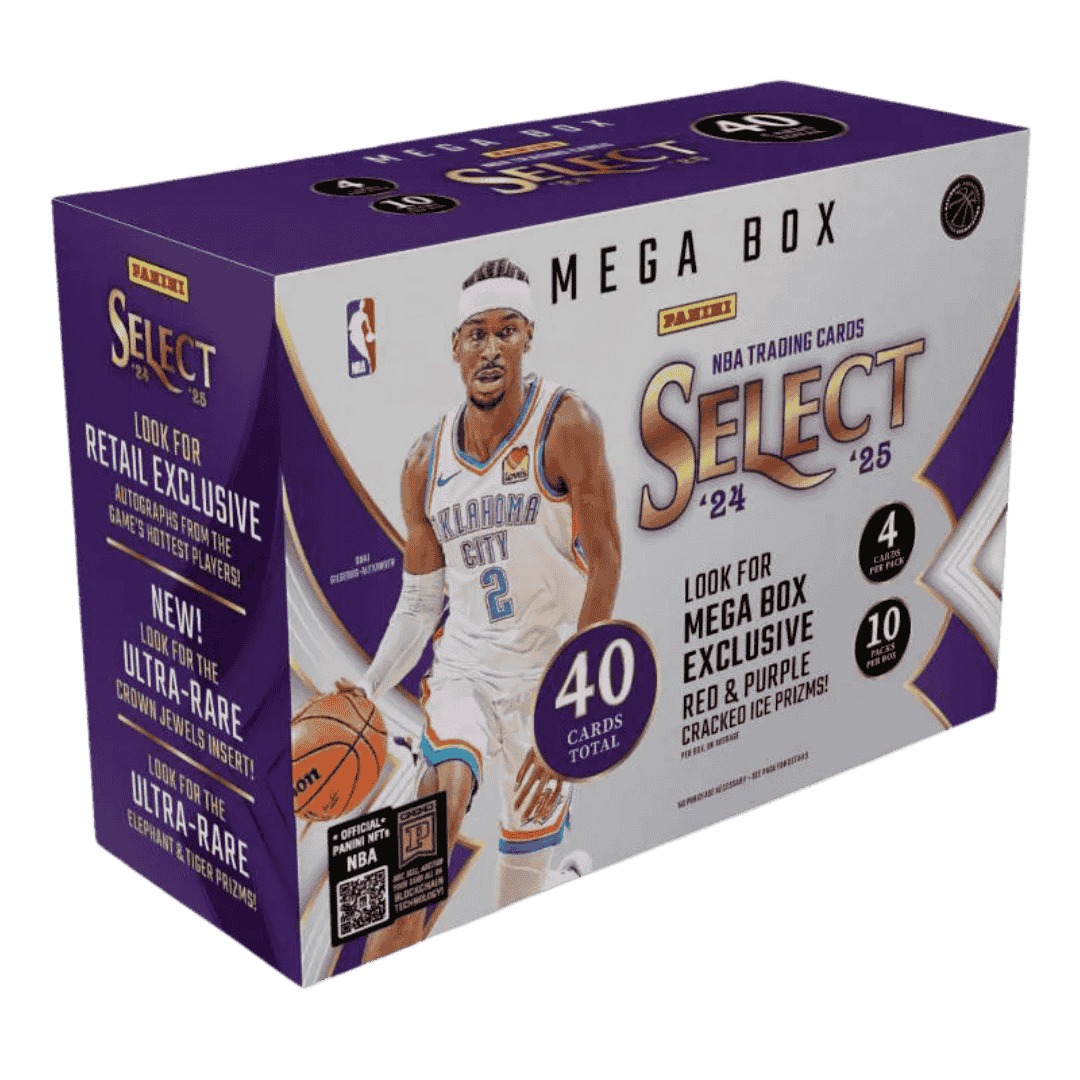 2024-25 Panini Select Basketball Mega Box - Red/Purple Prizm