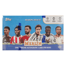 2024-25 Topps Chrome Merlin UEFA Club Competitions Soccer Hobby Box