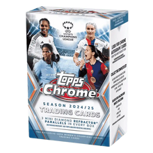 2024-25 Topps Chrome UEFA Women's Champion League Soccer Blaster Box