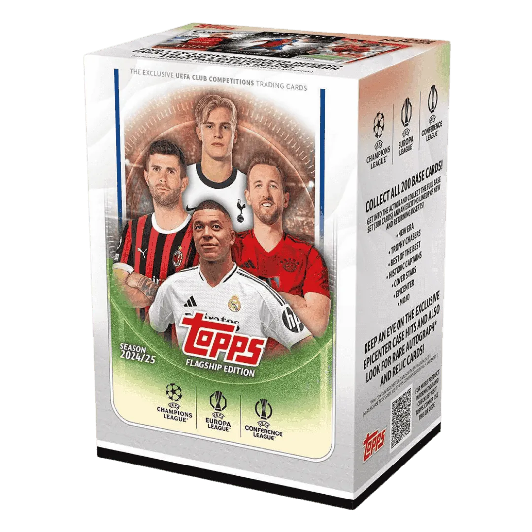 2024-25 Topps UEFA Flagship Edition Club Competition Euro Soccer Value Box