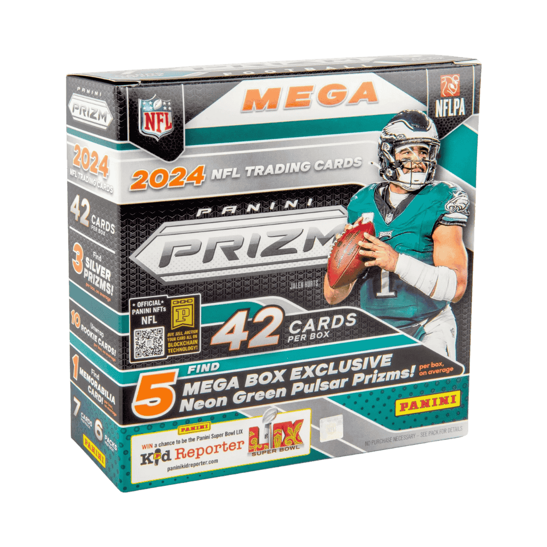 2024 Panini Prizm NFL Football Mega Box (Neon Green Pulsars)