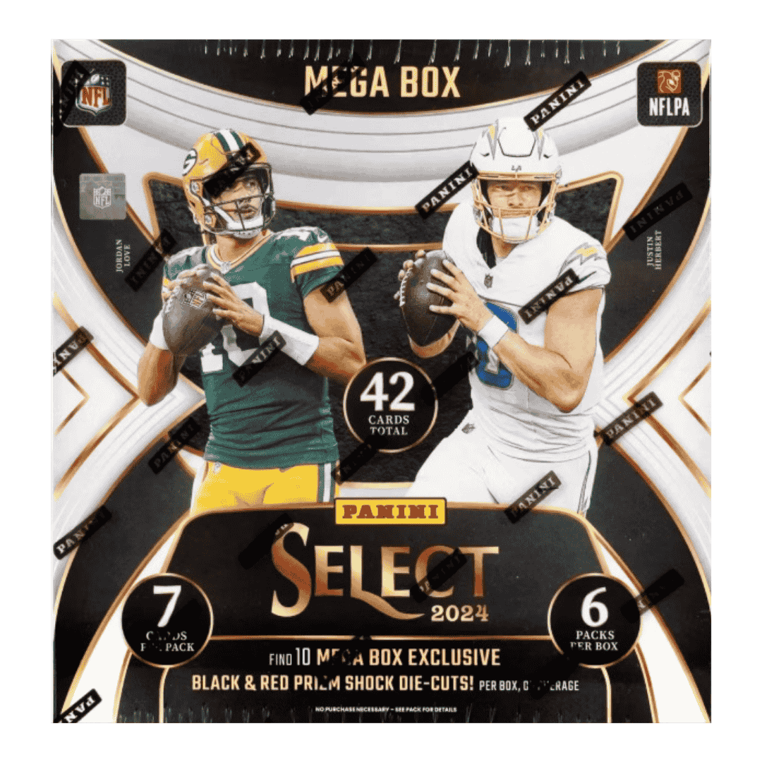 2024 Panini Select Football Mega Box (Black Red Prizm)