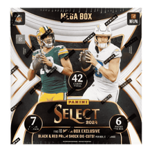 2024 Panini Select Football Mega Box (Black Red Prizm)