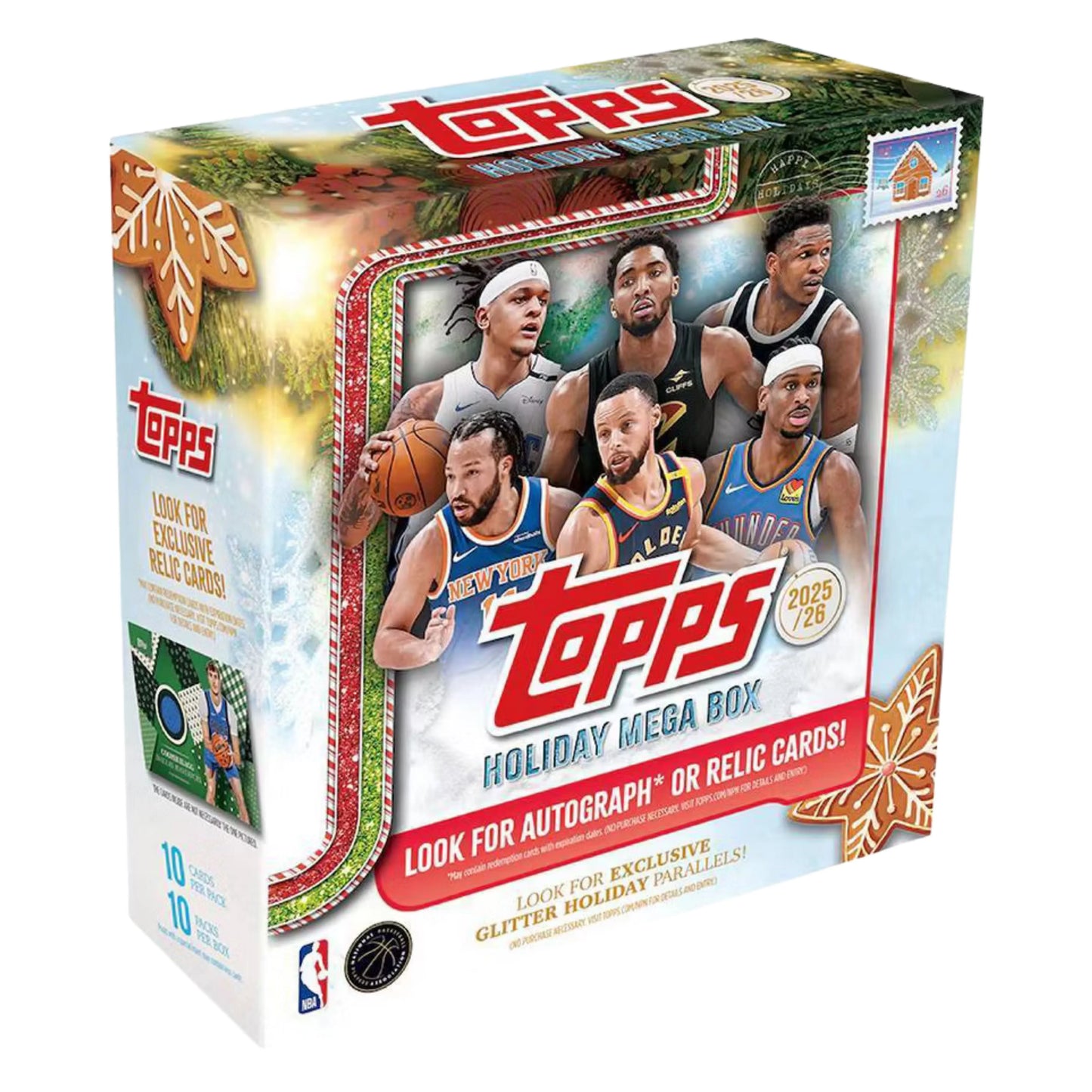 2025-26 Topps Holiday Basketball Mega Box