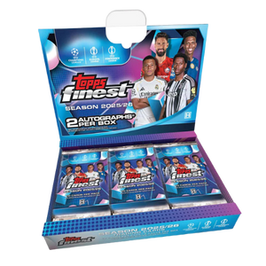 2025-26 Topps Finest UEFA Club Competitions Soccer Hobby Box