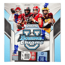 2025 Bowman University Chrome Collegiate Football Mega Box