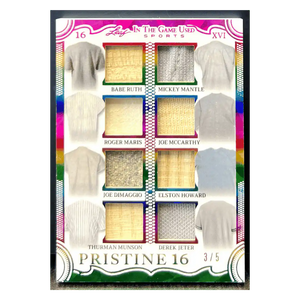 2025 Leaf In The Game Yankees / Red Sox Pristine Sixteen Game Used Relics #3/5 Card #PS-14