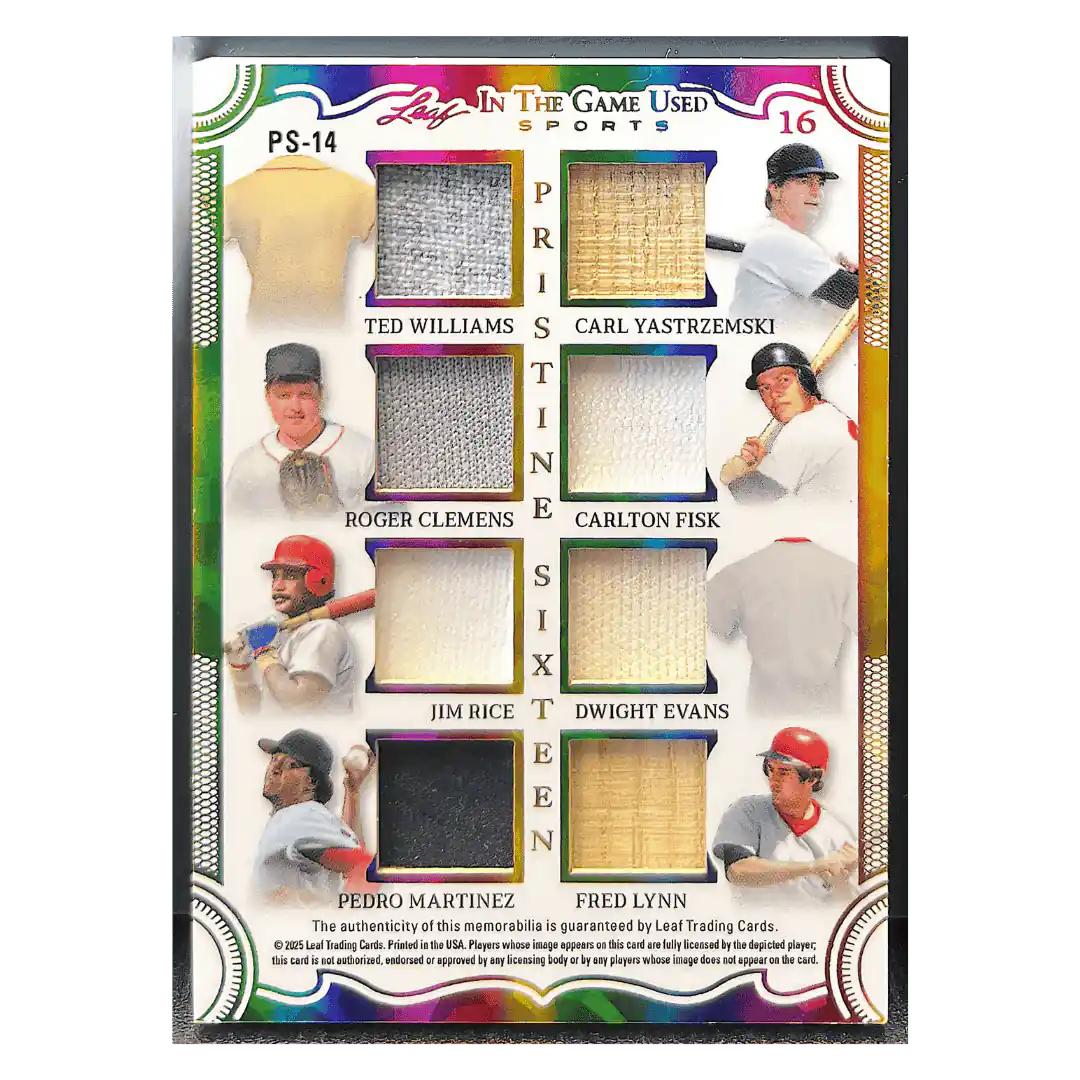 2025 Leaf In The Game Used Sports #3/ 5 Card #PS-14