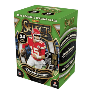 2025 Panini Select Football Blaster Box - Green/ Yellow Prizm Shock