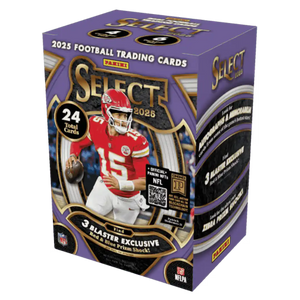2025 Panini Select Football Blaster Box - Red/ Blue Prizm Shock