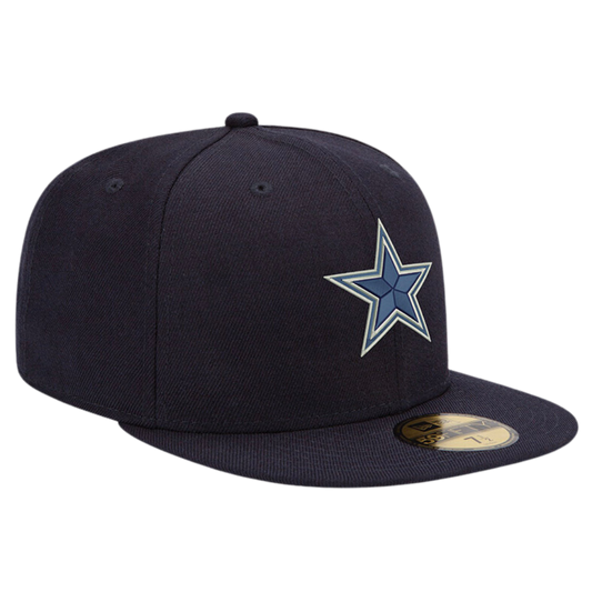 Dallas Cowboys Team Logo Navy 59FIFTY Fitted Hat