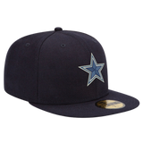 Dallas Cowboys Official Team Color Navy New Era 59FIFTY Fitted Hat