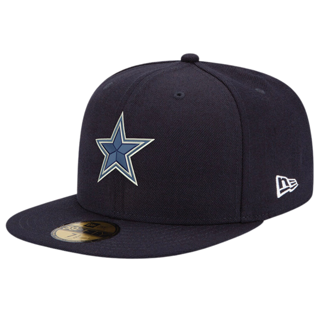 Dallas Cowboys Team Logo Navy 59FIFTY Fitted Hat