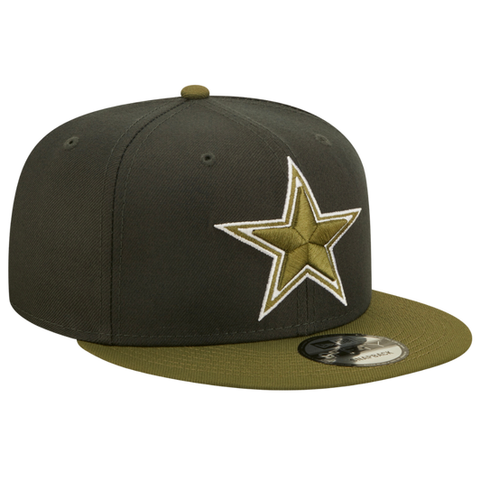 Dallas Cowboys Two Tone Olive Steel Clouds Color Pack 9FIFTY Snapback Hat