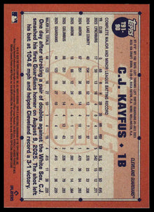 2026 Topps - C.J. Kayfus 1991 Topps Baseball (Series One) - Baseball #T91-90