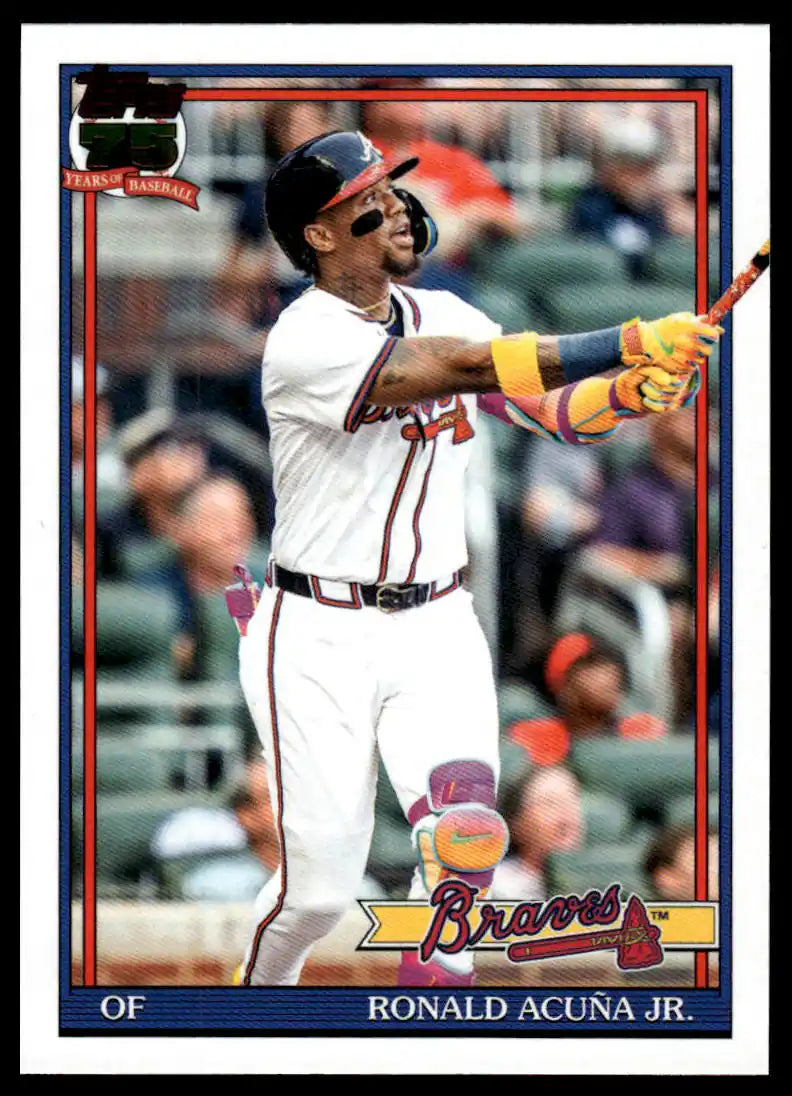 2026 Topps - Ronald Acuña Jr. 1991 Topps Baseball (Series One) - #T91-84